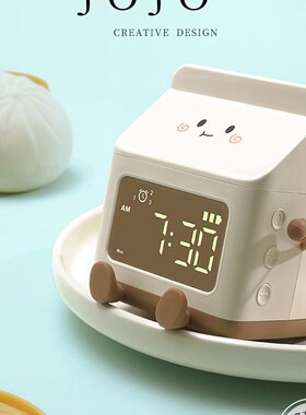 JOJOS L. PD.xinwei.牛奶盒闹钟学生专用倒计时时间管理  菲塔