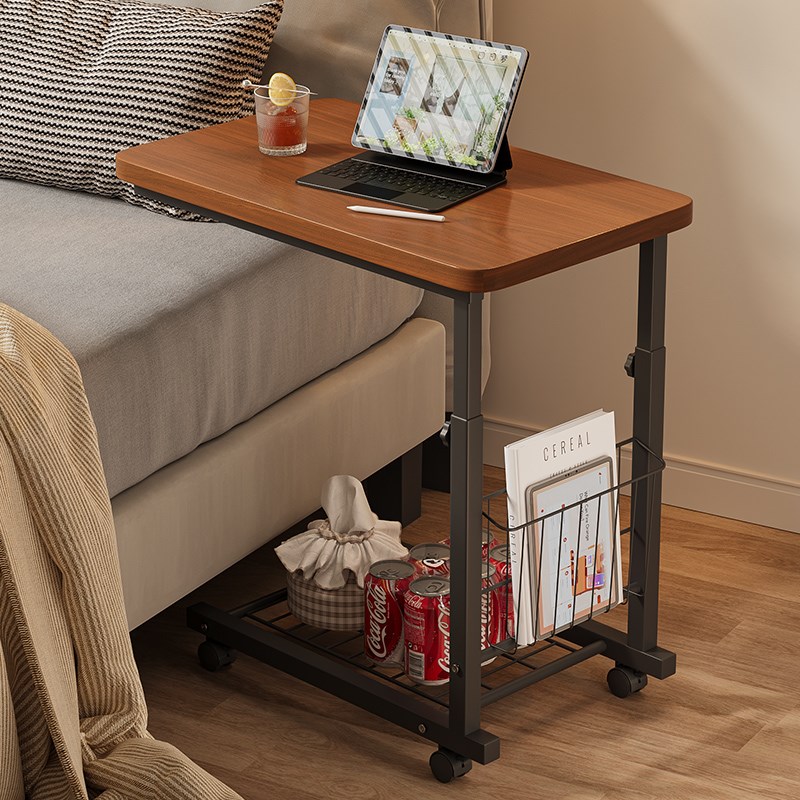 床边桌可移动客j厅家用卧室学生书桌简约小桌子简易升降宿舍置物