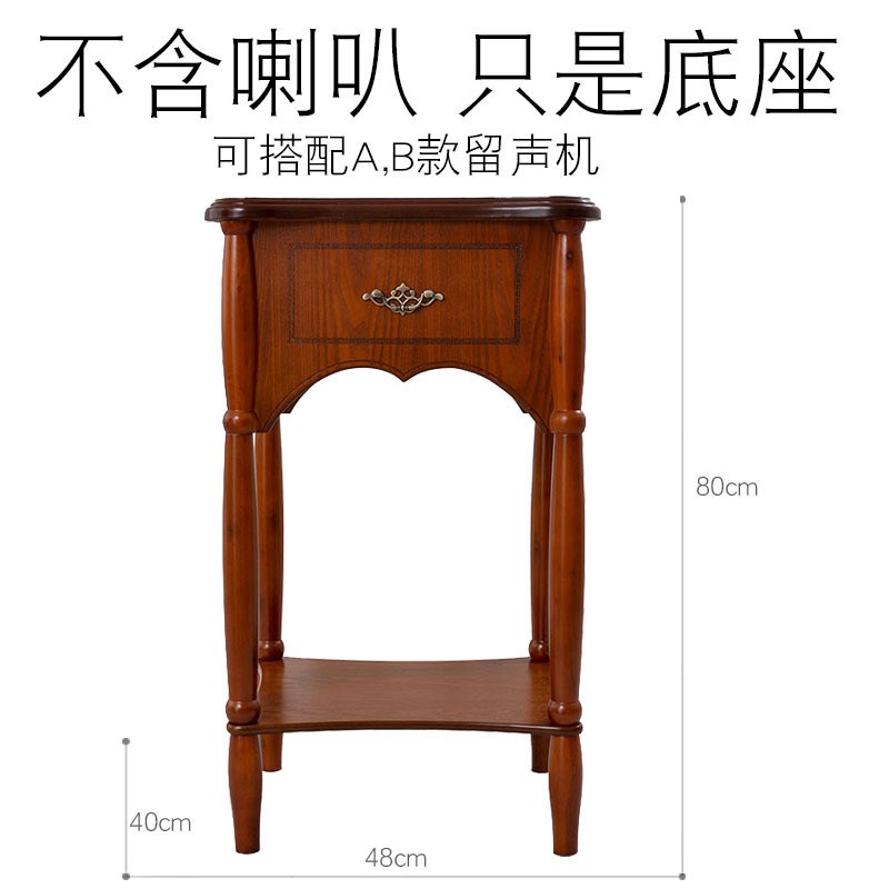 黑胶唱片机留声机欧式复r古老式大喇叭电唱机古典音响客厅摆件下