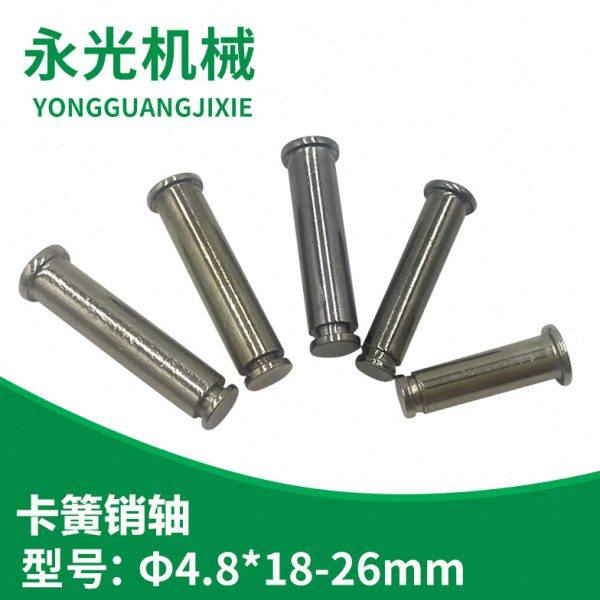 卡簧销轴抽芯铆钉拉铆钉铁件拉钉开口型圆头抽心钉柳丁4.8mm