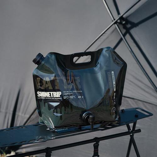 户外大容量折叠水袋8L便携式手提储水袋露营车载软体饮水桶蓄水袋