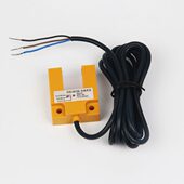 U槽型光电开关传感器E3S GS15N红外对射NPN三线光电感应开关探头