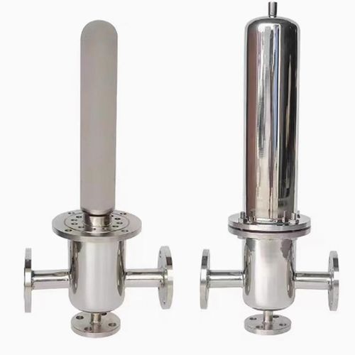 环海304不锈钢空压机精密过滤器16kg法兰食品除菌压缩空气分离器