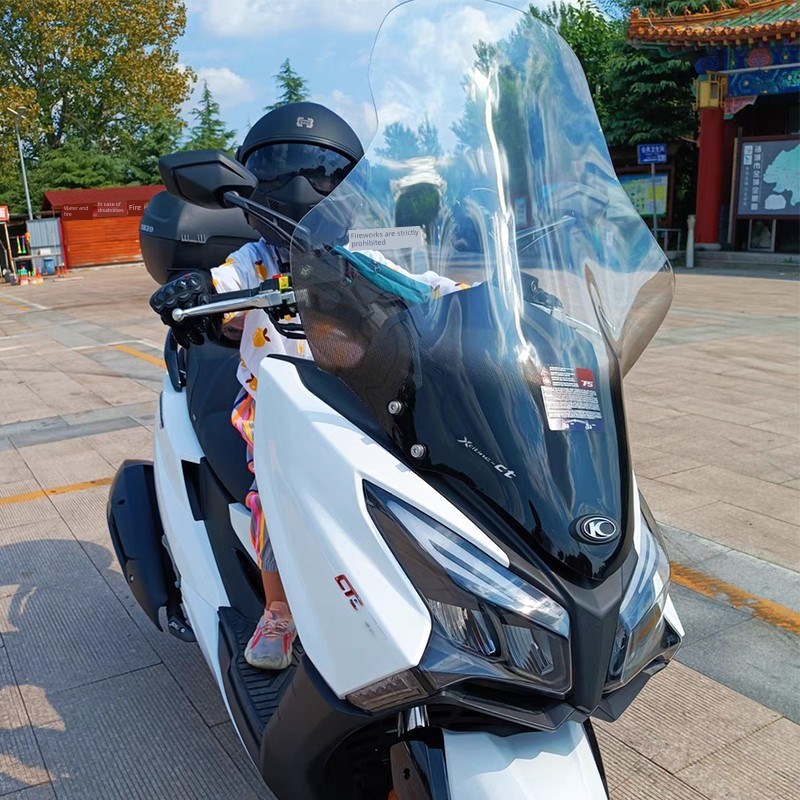 天飞仕适用24款赛艇CT250限量版专用风挡加高挡风配件护胸挡雨板