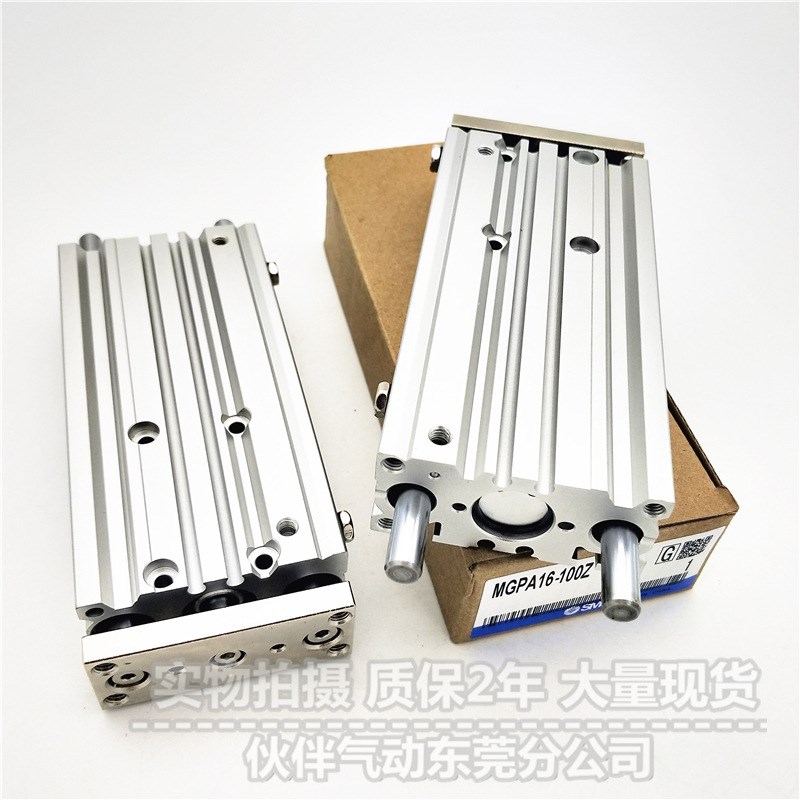伙伴气动带导杆气缸MGPA20-100Z/75Z/50/25/20/40/30/15Z AZ-XC19