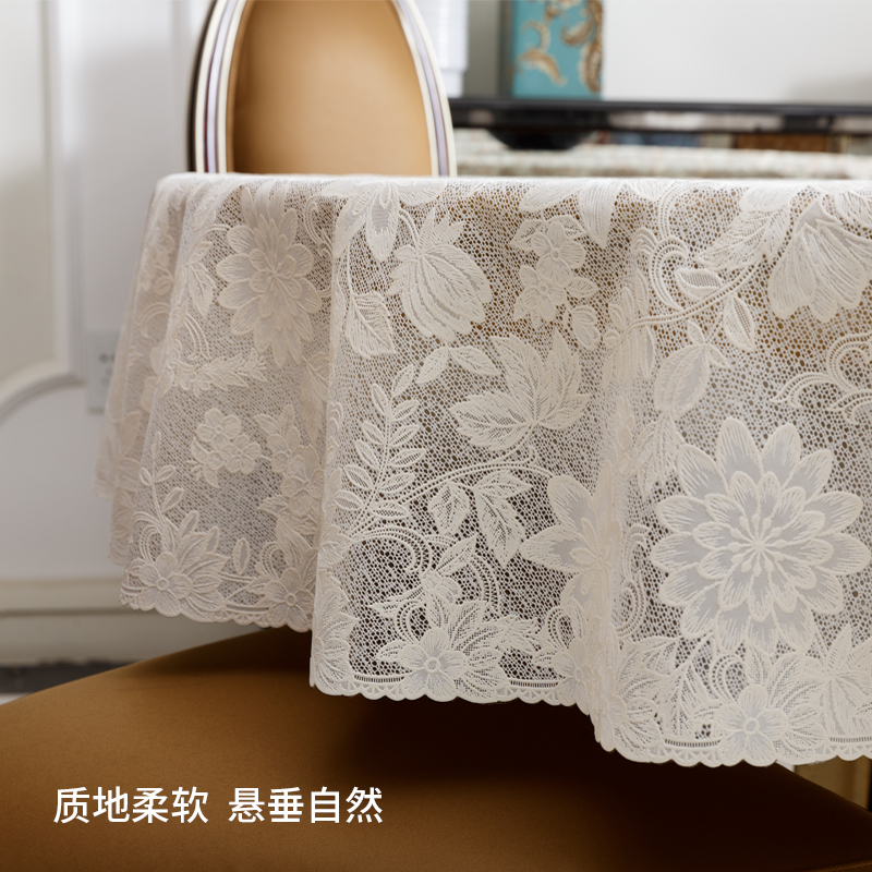 产pvc圆桌布防水免洗圆桌桌布圆形轻奢台布大圆桌餐桌布欧式