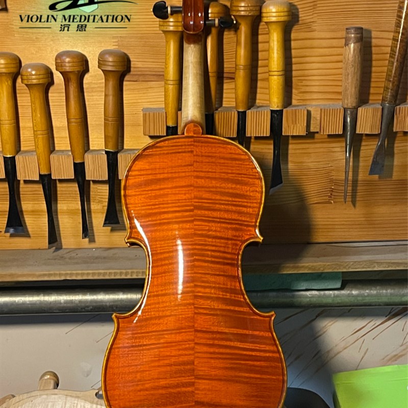 纯手工欧料4/4小提琴专业级进口云杉木油性漆专业演奏高档实木