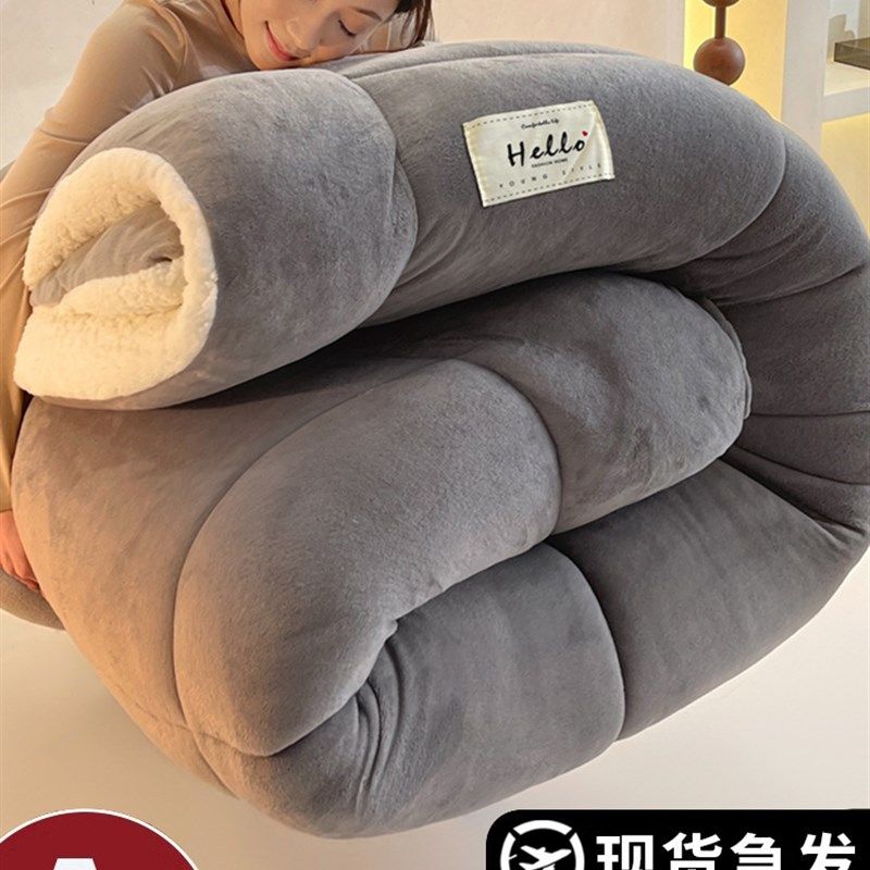 羊羔绒被子2025新款冬季棉被被芯冬天单人宿舍秋冬被加厚保暖10斤,床上用品,化纤被,淘宝优惠券,粉丝福利购,淘宝优惠卷