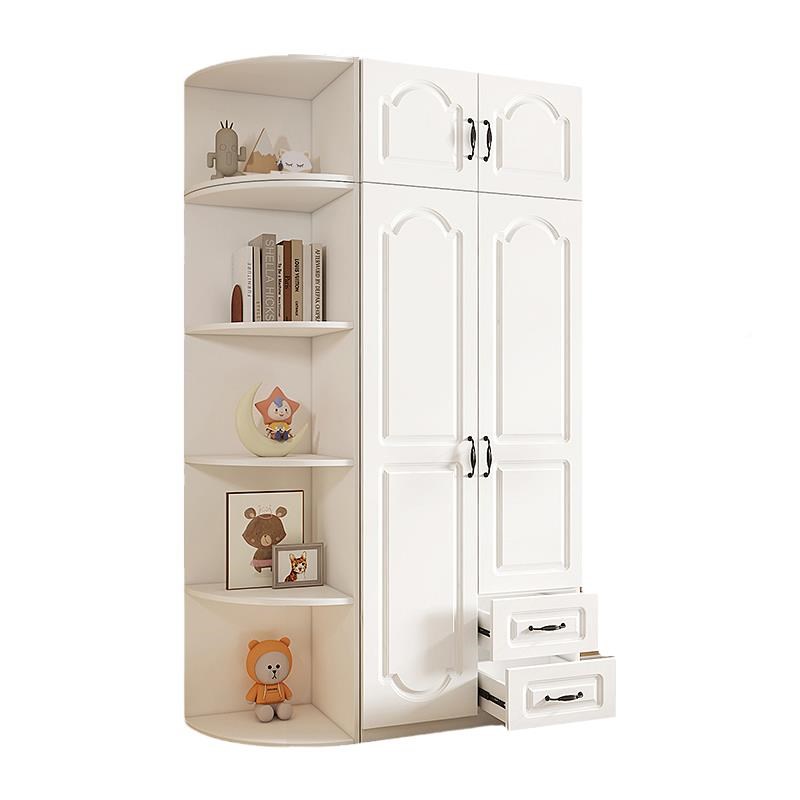 新儿童两KRK门家用卧款宝室实衣柜宝女木孩小户型柜子简易公主抽