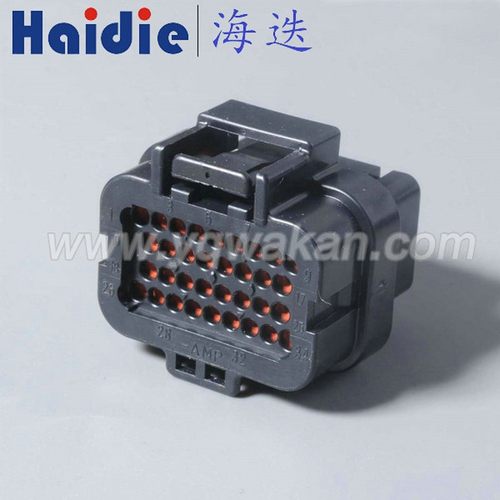 26P孔 适用汽车电脑版插针 ECU控制器线束插头 3-1437290-7配端子