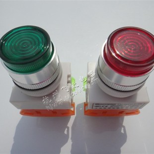 11DN带灯按钮开关 上海港博按钮开关 LAY37 Y090 自复位 LA239B1