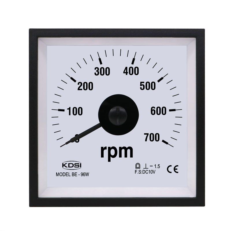 指针式转速表BE-96W DC10V 700rpm直流电流表 240度广角显示