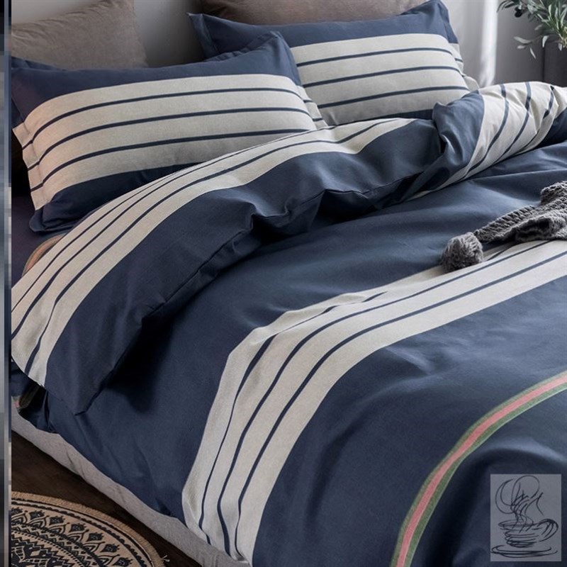 水洗棉被套单件冬季1.5米床单人150x200学生宿舍双人被罩三件套男