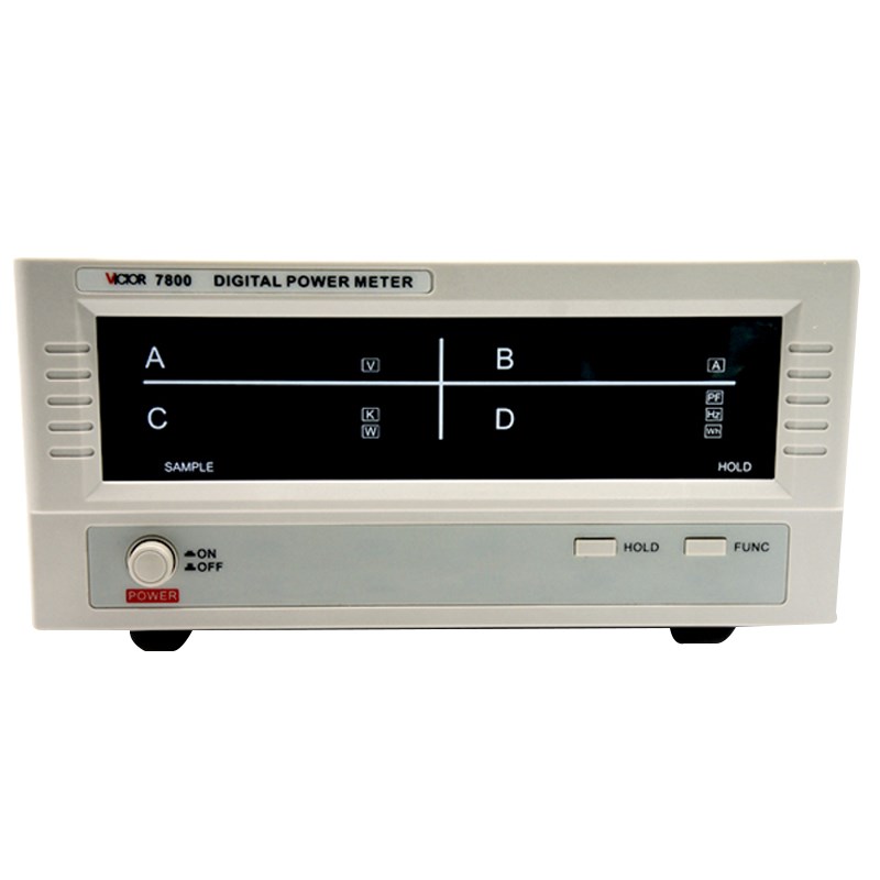 胜利VICTOR智能电量测量仪数字功率计电压电流电参数测试仪VC7800