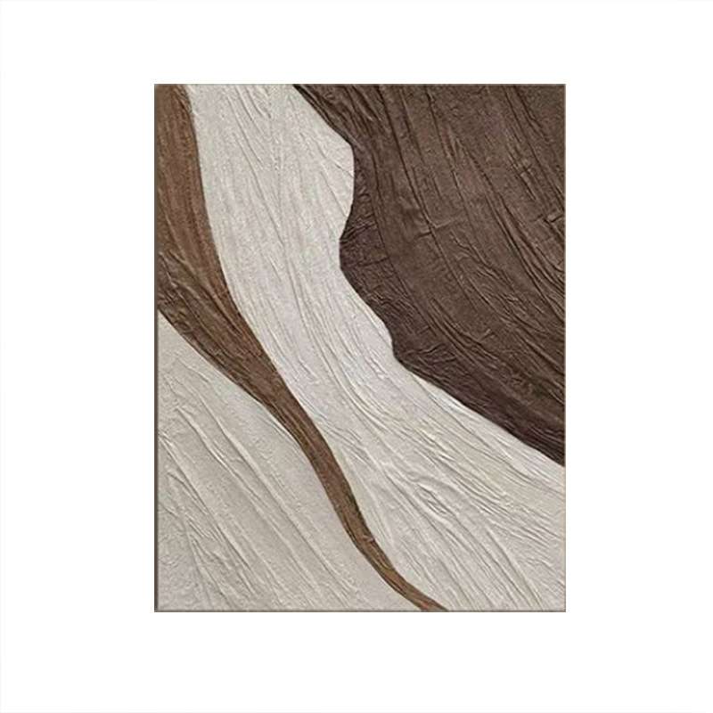 手绘油画 抽象线条现代客厅装饰画玄关走廊布艺肌理挂画卧室壁画图片