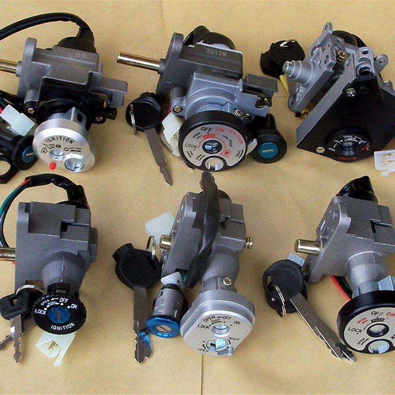 ZY125T仿迅鹰鬼火100巧格福喜四代凌鹰三阳摩托电门锁油箱盖套锁