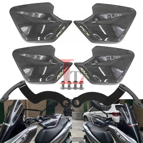 适用本田PCX160 ADV150 PCX150/125改装挡风护手罩手把防风导流罩