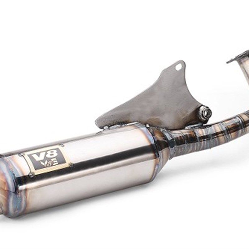 新款 V8排气管 JOG50 JOG90 DIO18/28期 改装v8竞技 大排量排气