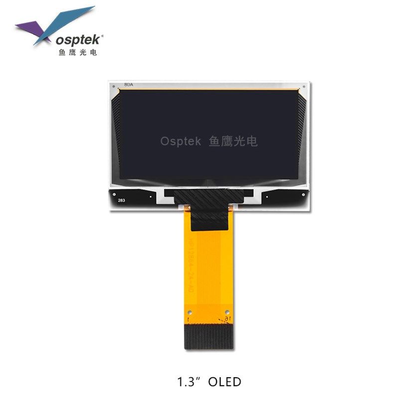 鱼鹰光电?1.3寸显示屏128x64蓝/白光液晶模块SH1106 OLED显示屏