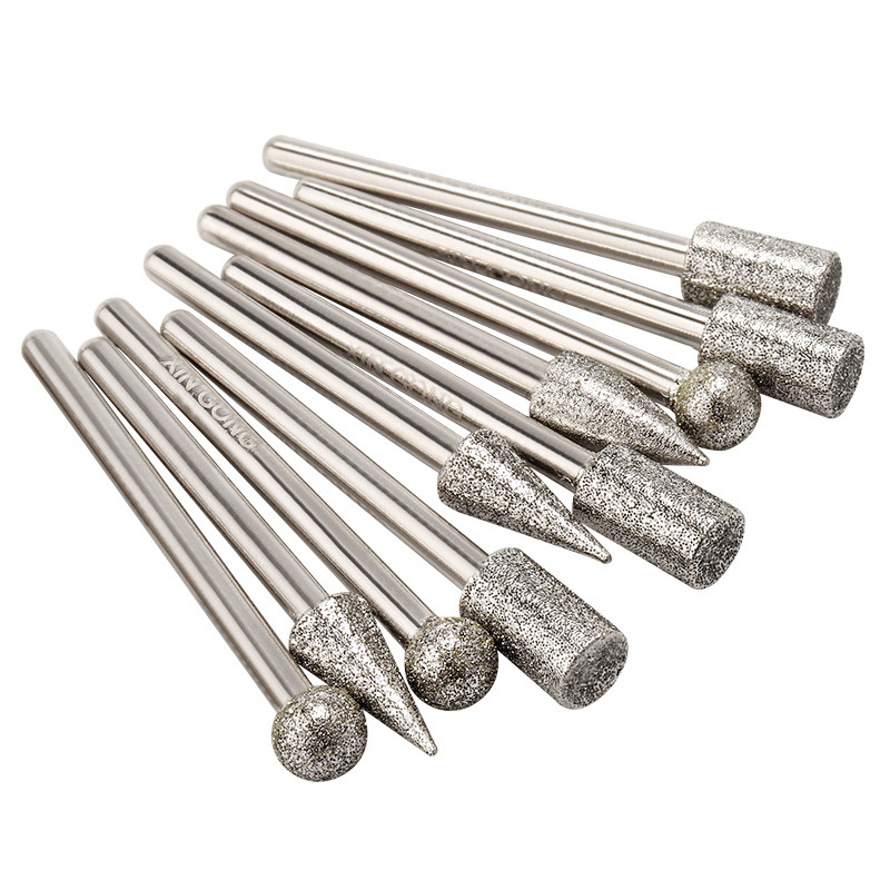 信工金刚石磨针3mm柄合金打磨头玉石翡翠打磨去皮石材雕刻工具,搬运/仓储/物流设备,其他起重搬运设备,淘宝优惠券,粉丝福利购,淘宝优惠卷