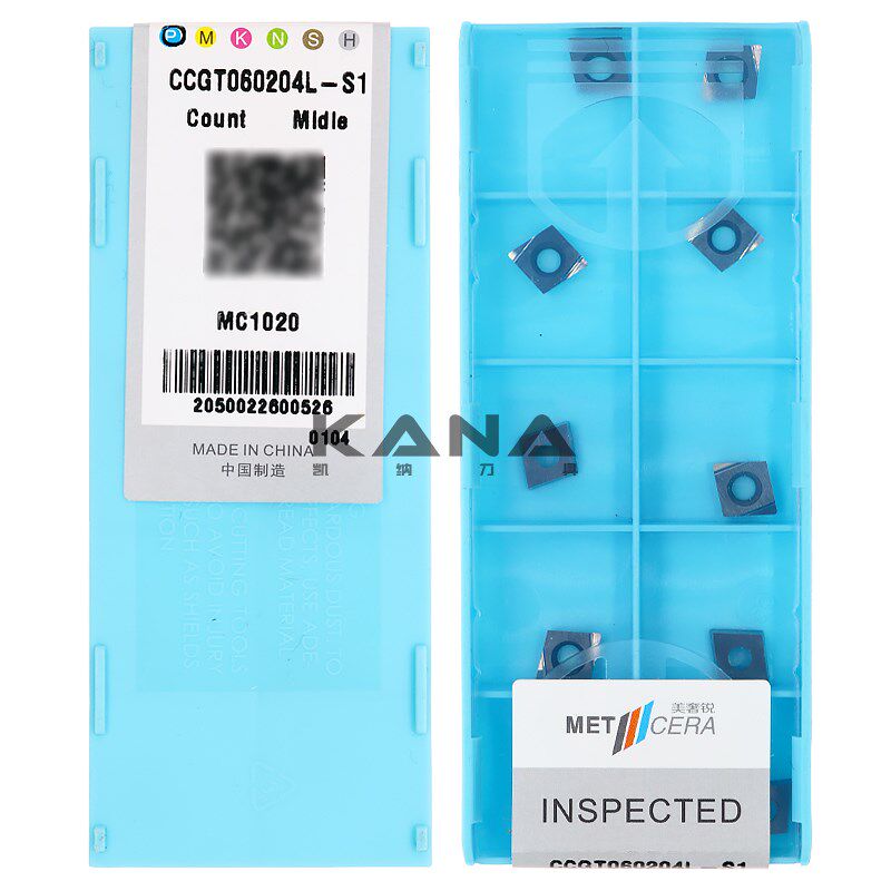 美奢锐 金属陶瓷数控刀片 CCGT060202L-S1 CCGT060204R-S  MC1020