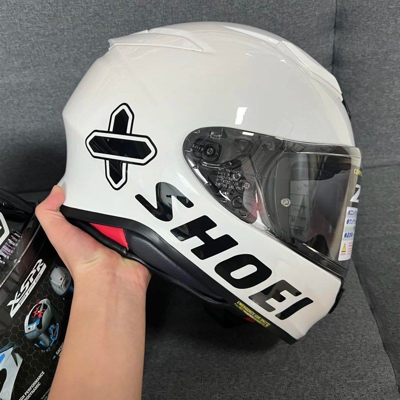 适用于 于SHOEI X符号机车安全帽贴纸防水反光警示装饰贴画 画拉