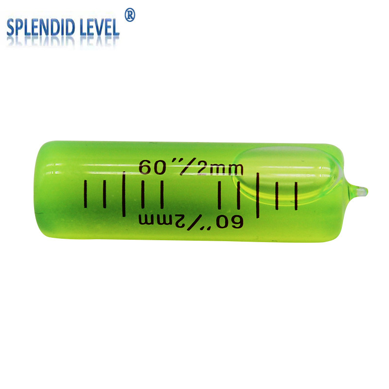 60秒玻璃长水准泡高精度经纬仪水准气泡水准仪配件圆柱水平泡珠