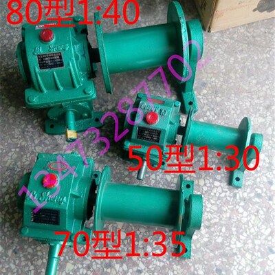 厂家直销家用吊粮机输送带 WD100 80 70 50型带卷筒提升 变速减速