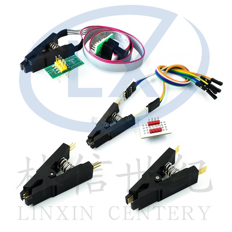 测试夹 SOP8 八脚BIOS夹子 宽窄体8脚通用夹 适配夹 烧录芯片夹