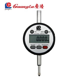 包邮 广陆快速型电子数显千分表0 30mm0.001千分指示表 12.7