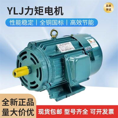 力矩电机112-10-4-6-8三相吹膜收卷印刷转盘电机国标全铜线卧