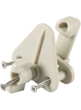 游艇白色塑料门扣 反锁固定扣套装 房车游艇皮划艇塑料扣门配件