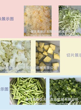 兆辉ZH-Q303 台湾原装大型单头切菜机高效率切菜机中央厨房切菜机