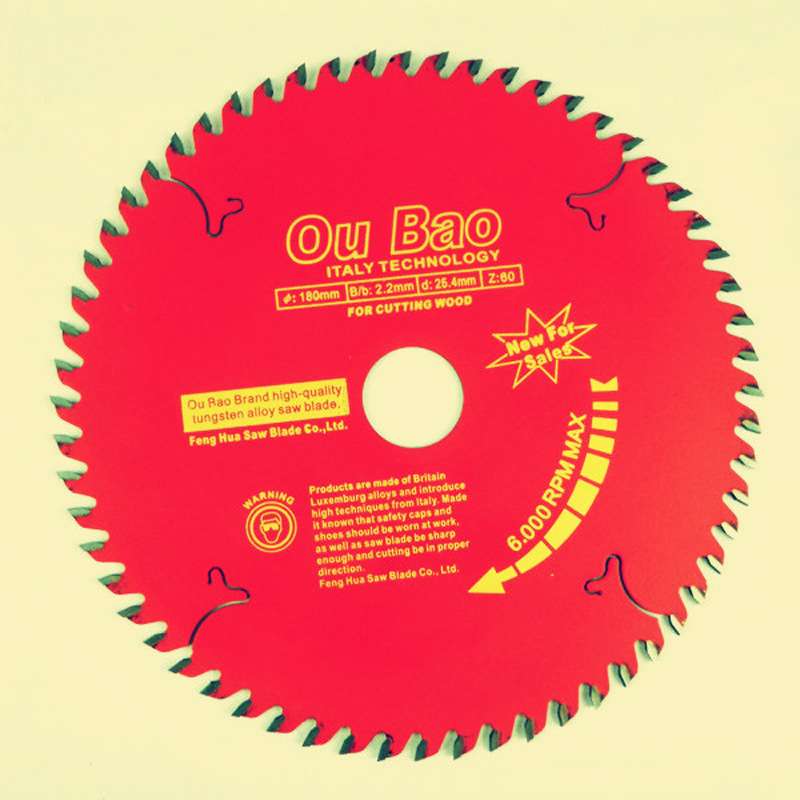 意大利欧宝OUBAO电圆锯木用锯片硬质合金薄钨钢锯片9寸230*60齿