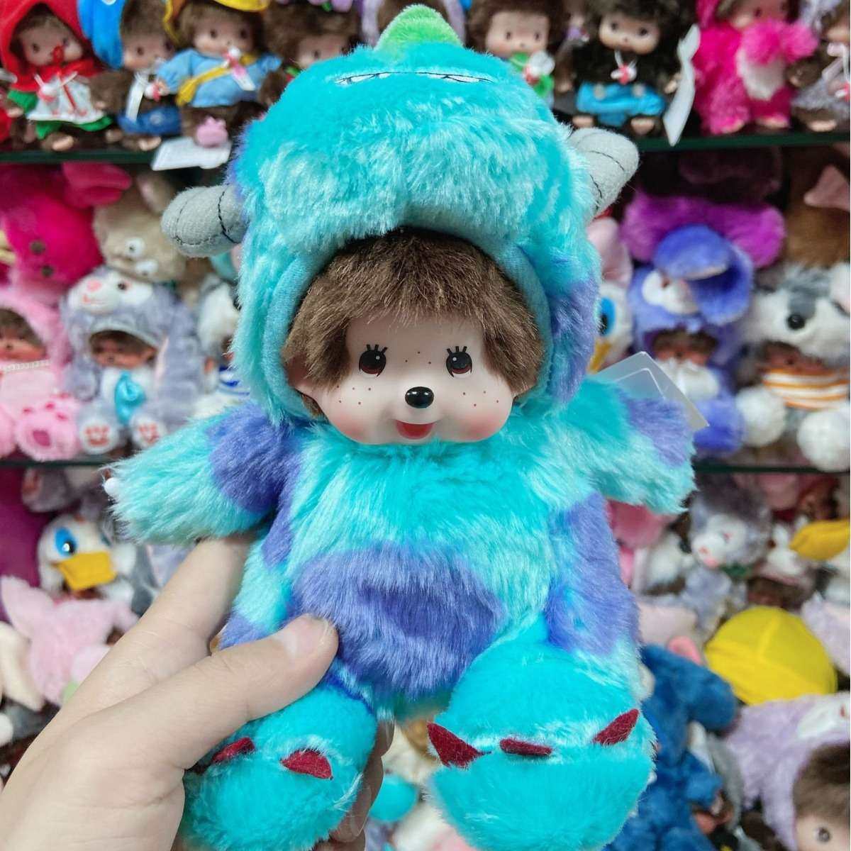 20公分变身款小猴子 蒙猴奇奇毛绒公仔儿童玩具洋娃娃 毛绒玩具批