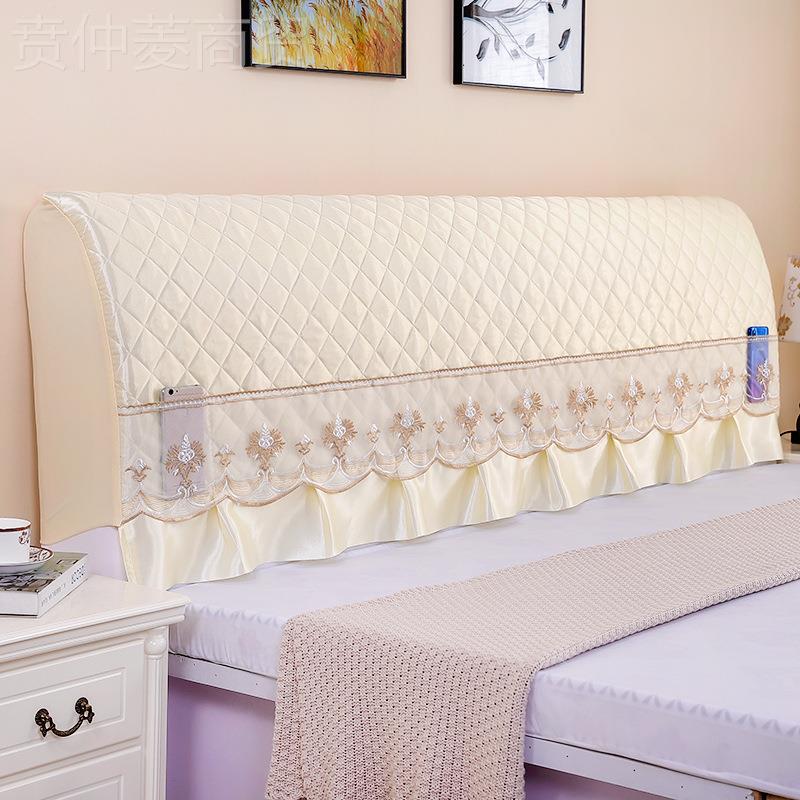 床套罩实木1.5包XBHm1 .8m床保护套简头约弹性全软包靠背北欧ins