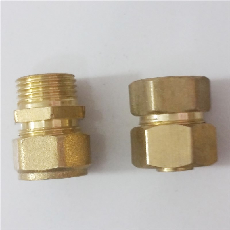 16mm管连接件四分管接头地暖管专用接头1216铝塑管接头配件