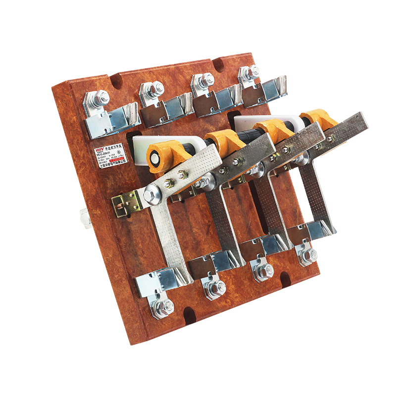 HS13B-200/41双投四极刀开关 开启式隔离开关闸刀 加厚铜刀闸200A