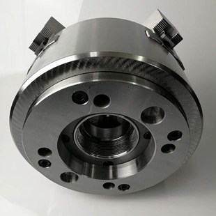 四爪中空液压卡盘油压夹头5 6 8 10 寸数控车床配件厂家直销包邮