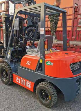 四台励叉福内燃式柴油车座轮平WJZ衡重驾式燃油装卸搬运升降堆高