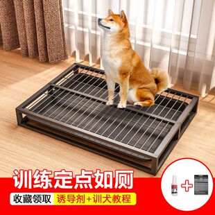 日本狗厕所大中小型犬抽屉式尿盆便盆防踩加固可冲水收藏送诱导剂