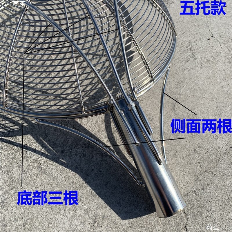 不锈钢长柄木e柄大漏勺大笊篱加厚线漏油炸捞网炸篱商用大号过滤
