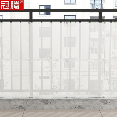 阳台隐私挡板家用遮光防雨隔板不锈钢围栏防护栏防宠物掉落缝隙板