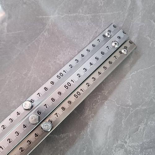 铆钉固定加气块切砖机原装尺子8-45孔位