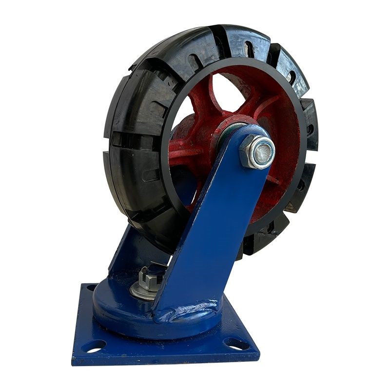 超重型载重1吨脚轮万向轮6/8/10/12寸新M款转向轮拖车通用推车轮