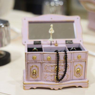 娃圈装饰件/七夕创意礼物复古八音盒/收纳盒摆台卧室首饰盒