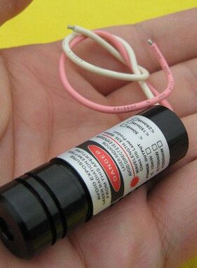 可调焦200mW点状红光激光模组 红色激光头 14点5mm外径