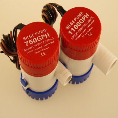 12V/24V直流潜水泵/舱底泵/游船游艇排水泵/船用水泵 750 1100GPH