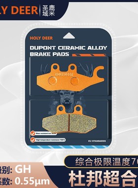 杜邦超合金刹车适用VESPA春天Primavera冲刺Sprint150前轮碟刹皮