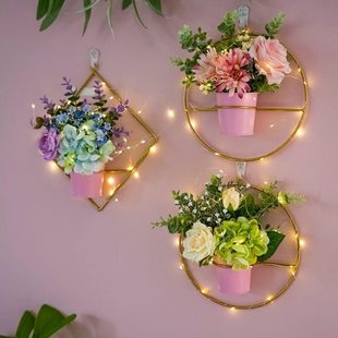 卧室装饰房间布置电视背景墙面墙上挂饰挂件网红墙壁创意门上客厅